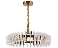 Люстра подвесная светодиодная Мару 07695-80,36-29 Kink Light прозрачная на 1 лампу, основание латунь в стиле современный Люстра подвесная светодиодная Мару 07695-80,36-29 Kink Light прозрачная на 1 лампу, основание латунь в стиле современный